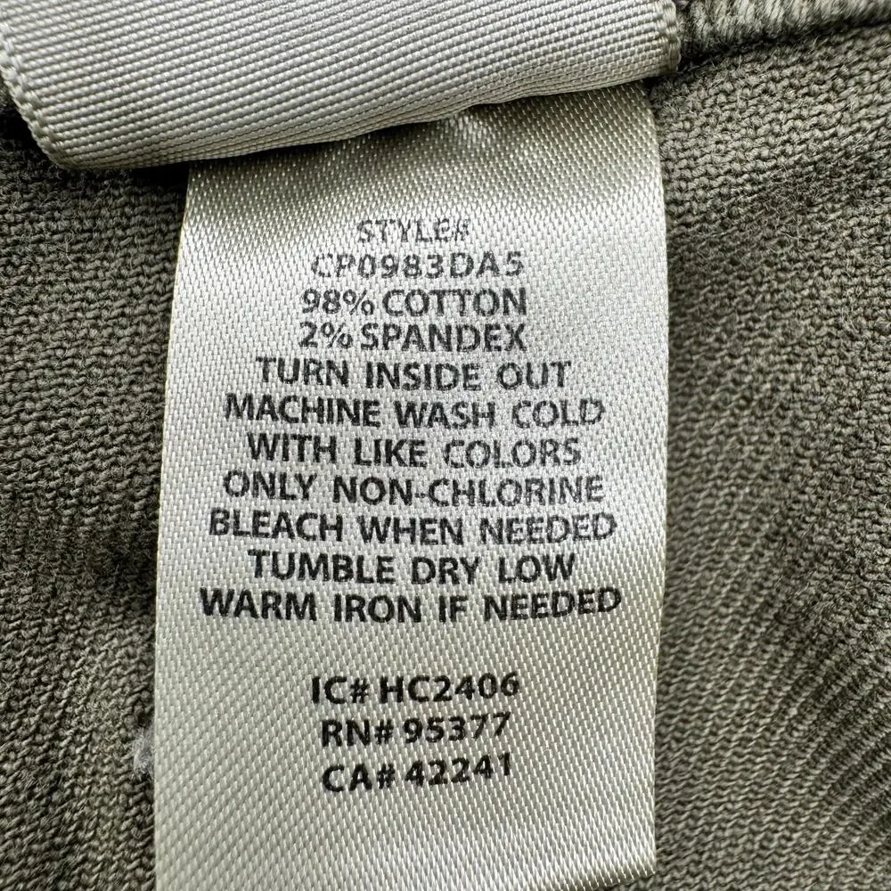 NWOT Sanctuary Denim The Marine Wide Leg Crop Jeans 29 Army Green Patch Pocket - Picture 15 of 16